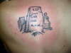 Tomb stone tattoo