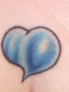 Heart tattoo touch up