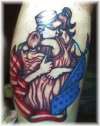 Protect my Family, Served my country! tattoo