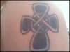 my life and  the cross tattoo