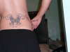 Butterfly back tattoo
