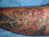 koi leg close up tattoo