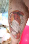 unfinished leg sleeve tattoo