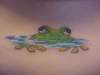 sitting frog.. tattoo