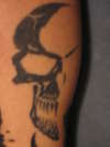 Half Skull tattoo