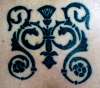 Rococo Thistle tattoo