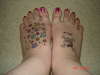 feet tattoo's