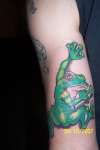 My new Bad Frog tattoo