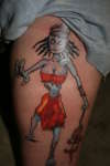 zombie girl tattoo