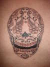 Sugar skull tattoo