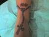 Memorial Rosary to Violet (Mommy) tattoo