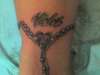 Memorial Rosary to Violet (Mommy) tattoo