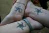 Swirly Stars tattoo