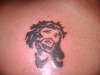 Tribal Jesus tattoo