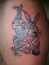 Two Rabbits tattoo