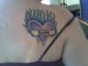 austin/heart tattoo