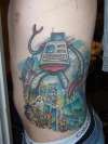 Robot in Tokyo city :) tattoo