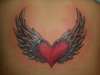 HEART AND WINGS tattoo