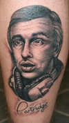 Alan Partridge tattoo