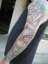 Full sleeve tattoo