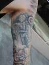 Full sleeve tattoo