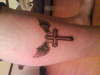 My First Tattoo Cross With Wings