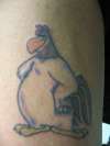 frog horn tattoo