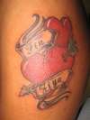 hearts tattoo