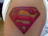 superman tattoo