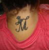 My "M" tattoo