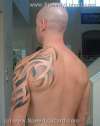 Warrior Arm/Chest/Back Rear tattoo