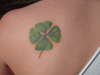 lucky clover tattoo