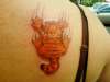 friend's garfield tattoo