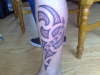 leg tat tattoo