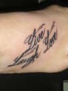 Live Laugh Love tattoo