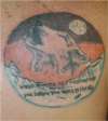 Wolf rememberence tattoo