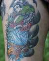 right thigh tattoo