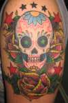 sugar skull tattoo