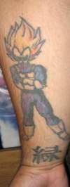 Hubby's DBZ tat tattoo