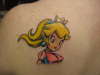 Princess Peach tattoo