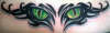 tiger eyes tattoo
