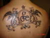 Initials tattoo