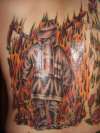 Fireman Closeup tattoo