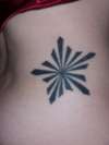 Star on Hip tattoo