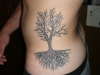 Tree and roots tattoo