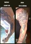 Begining of my cover up tattoo