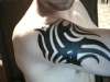 upper arm tribal tattoo