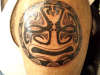 Tribal Mask tattoo