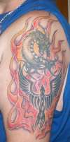 Phoenix/Dragon tattoo