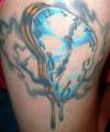 Dali melting clock tattoo